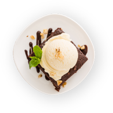 caros__0001_chocolate-brownie-with-vanilla-ice-cream-nuts-mint